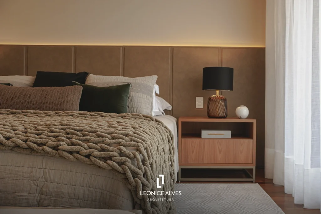 Arquitetos em Alphaville - Suite Master - Escritório de Arquitetos em Alphaville Leonice Alves
