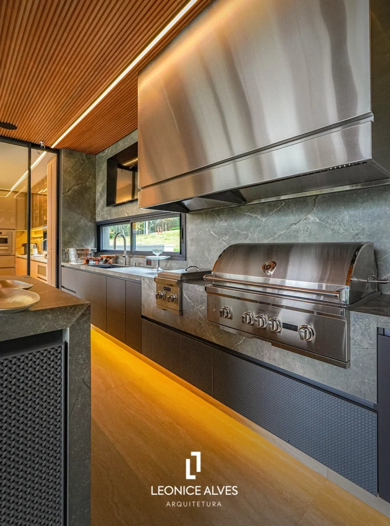 Area Gourmet - Casa no Tamboré 11 - Leonice Alves Arquitetura