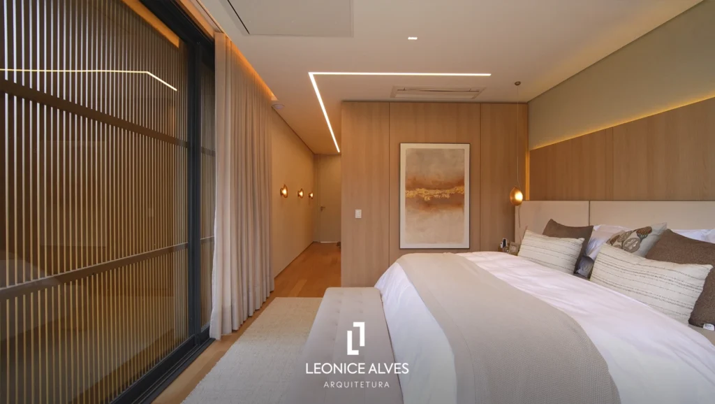 Casa no Tamboré 11 - Suite - Escritório Arquitetura Leonice Alves